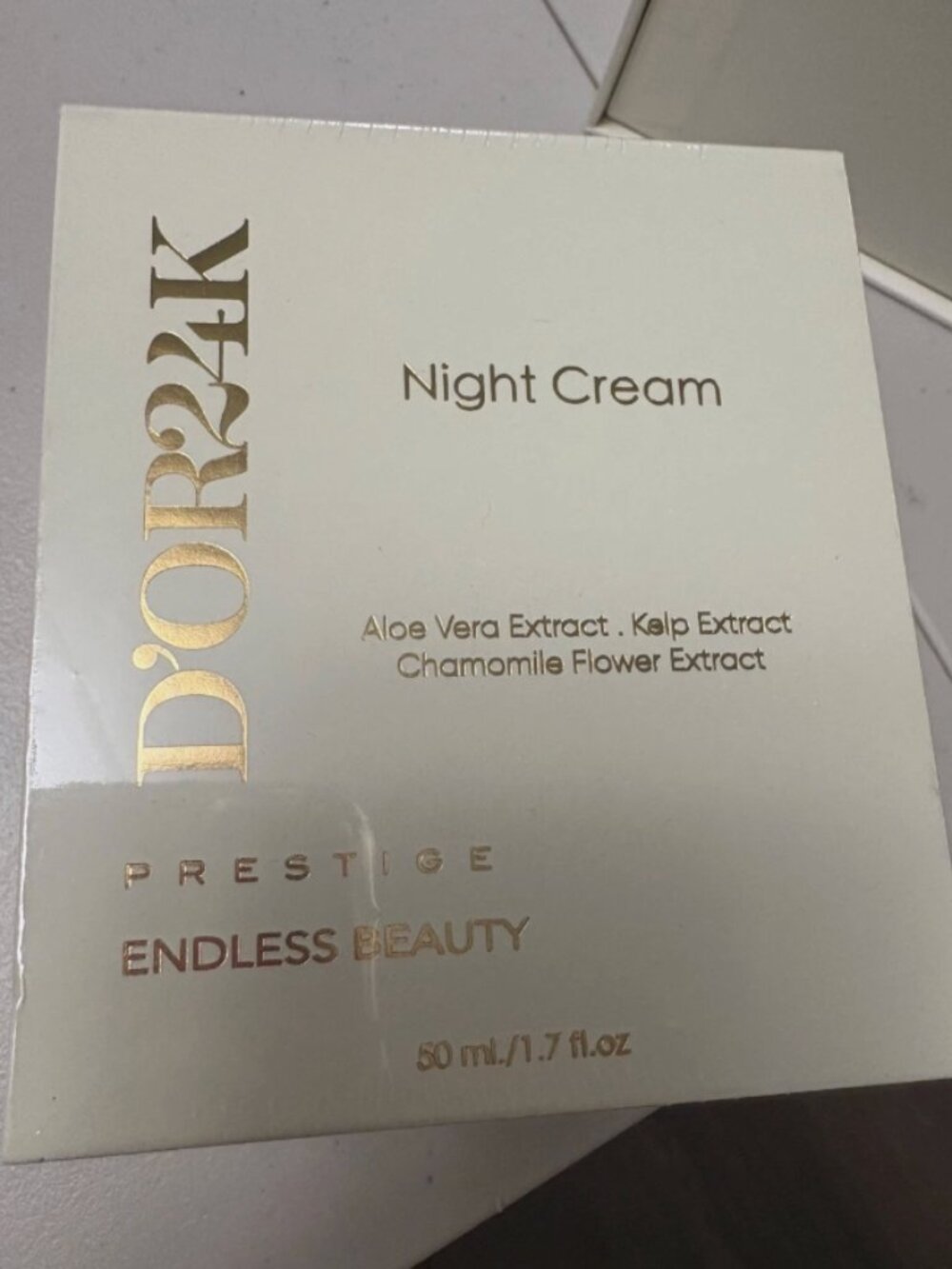 D’OR 24K Prestige Endless Beauty HA NIGHT CREAM 50ml/1.7 ou  NEW